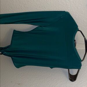 Boohoo Teal Long Sleeve Bodysuit